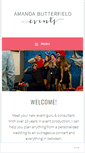 Mobile Screenshot of amandabutterfield.com